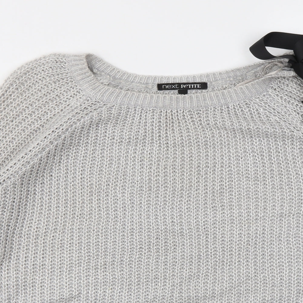 Womens UK Size 8 NEXT Grey Pullover Jumper
