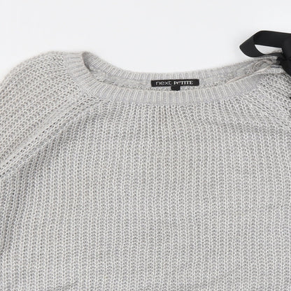 Womens UK Size 8 NEXT Grey Pullover Jumper