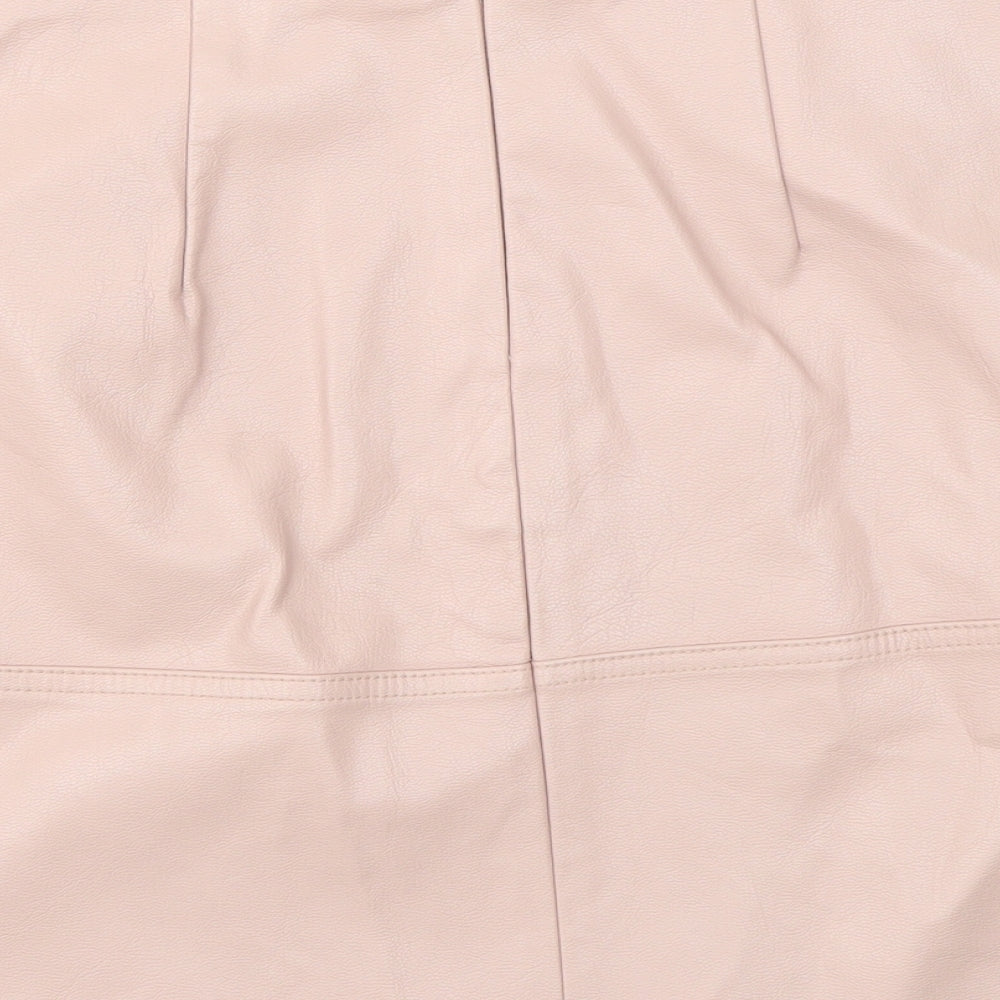 NEW LOOK  Womens Pink   A-Line Skirt Size 8