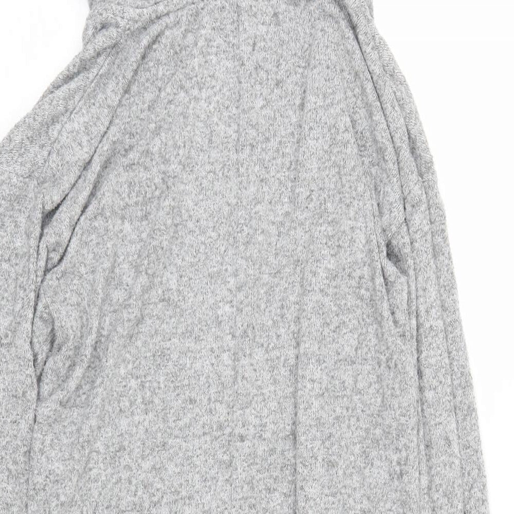 Womens UK Size S H&M Grey Cardigan Jumper
