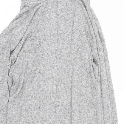Womens UK Size S H&M Grey Cardigan Jumper