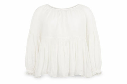 Womens UK Size 6 M&S White Basic Blouse
