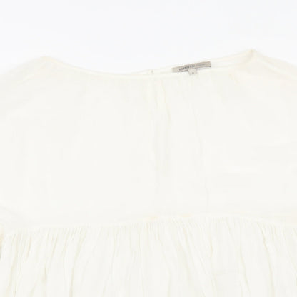 Womens UK Size 6 M&S White Basic Blouse