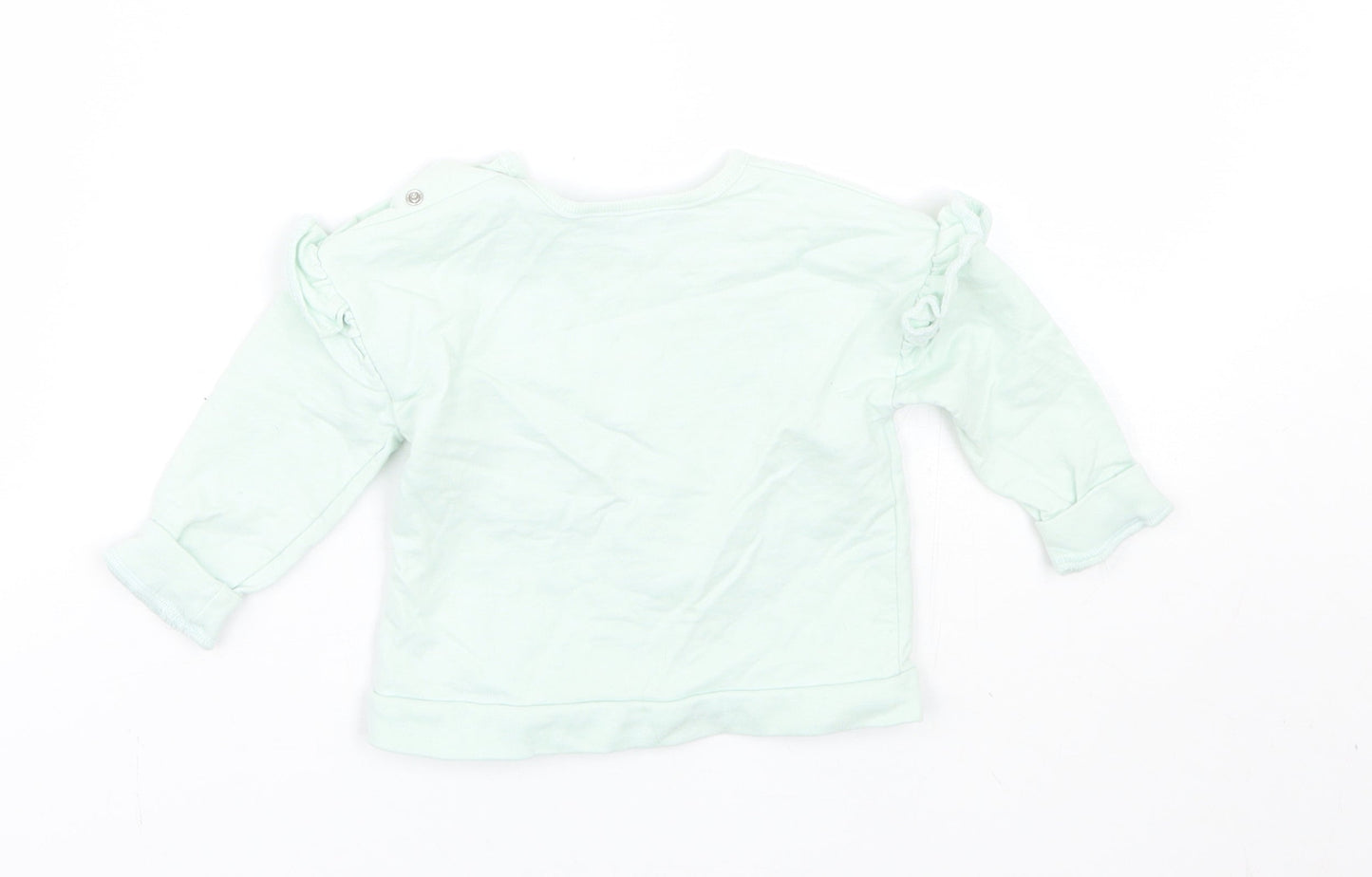 Disney Girls Green   Basic T-Shirt Size 3-6 Months  - Minnie Mouse