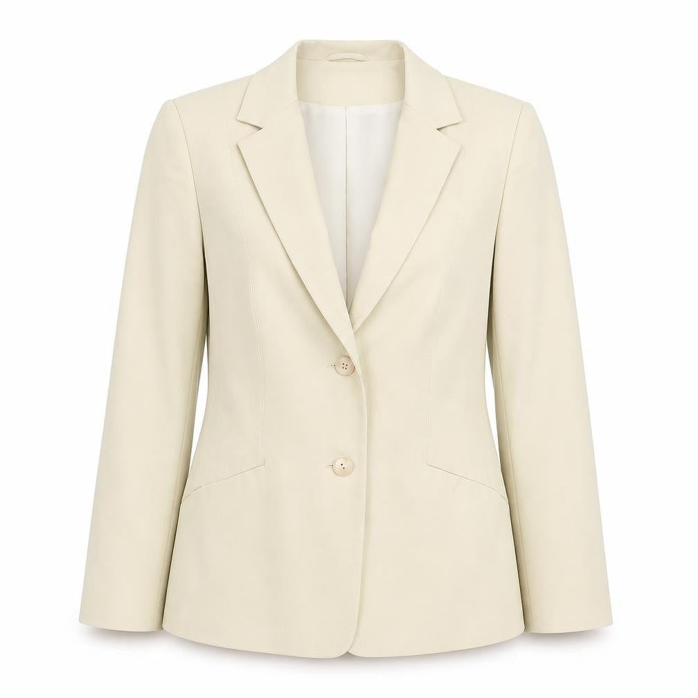 Womens UK Size 14 Preworn Regular Beige Suit