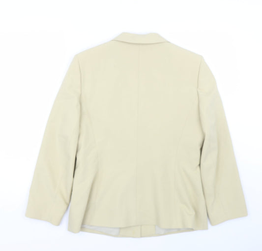 Womens UK Size 14 Preworn Regular Beige Suit