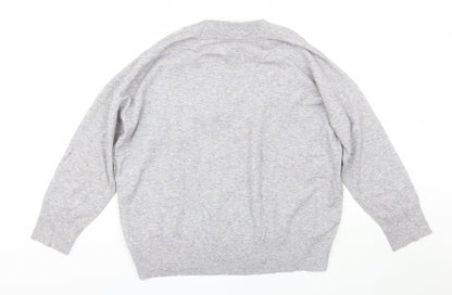 Womens UK Size M NEXT Grey Pullover Jumper