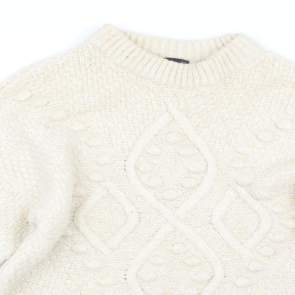 F&F Womens Beige   Pullover Jumper Size 14