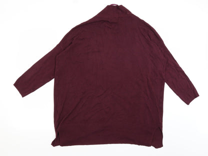 Womens UK Size 14 Atmosphere Red Shrug Jumper