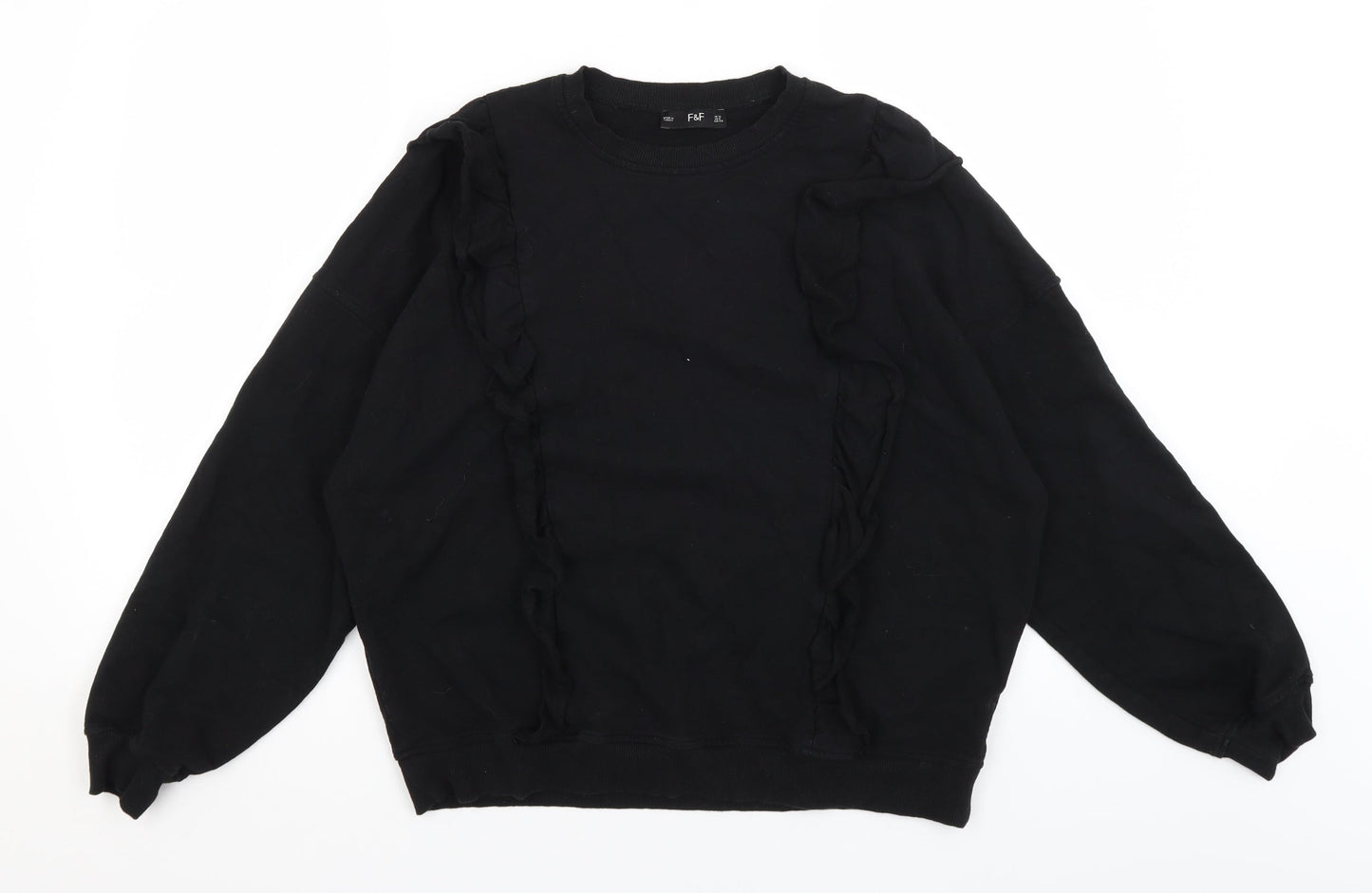 F&F Womens Black   Pullover Jumper Size 12