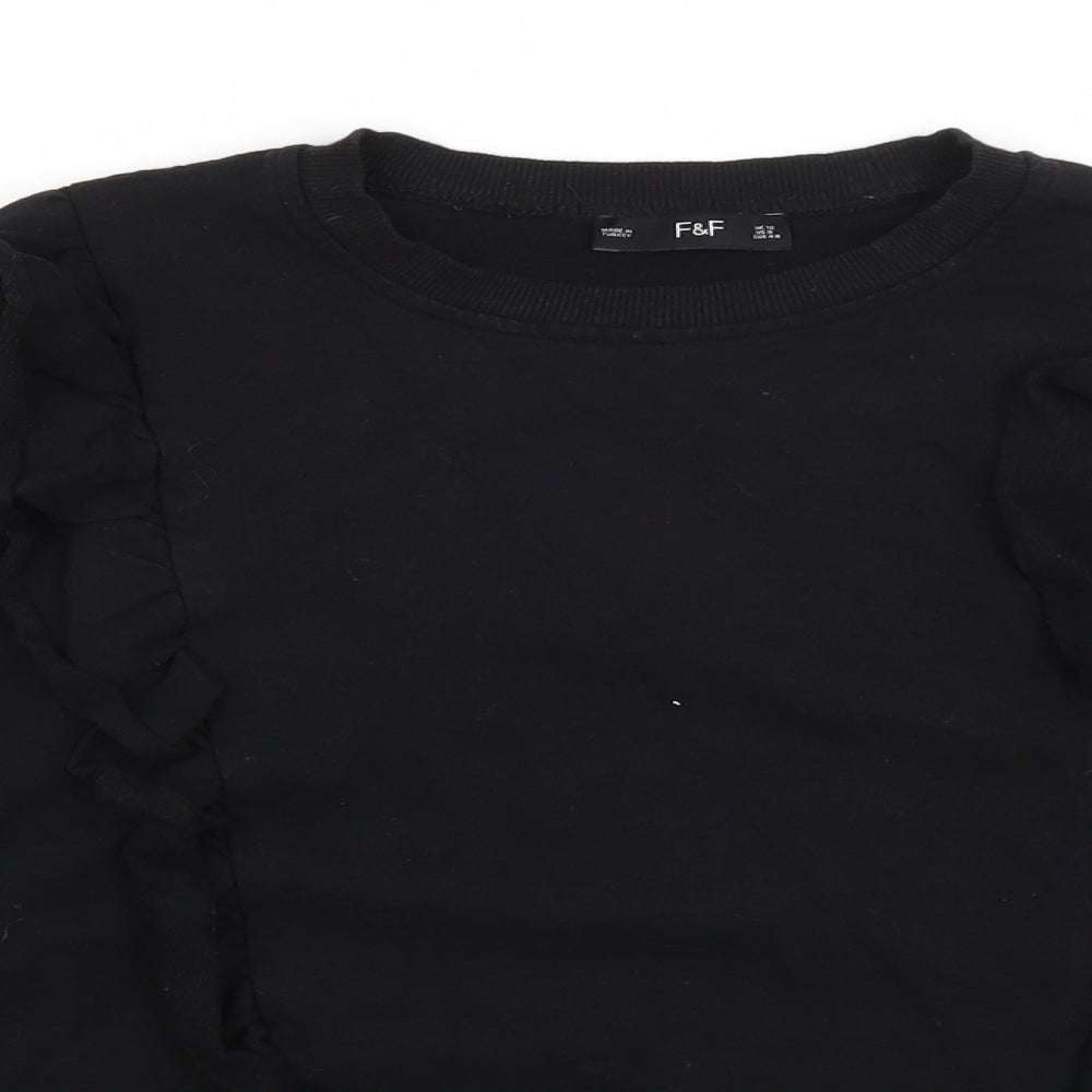 F&F Womens Black   Pullover Jumper Size 12