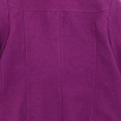 Womens UK Size 14 Klass Purple Overcoat