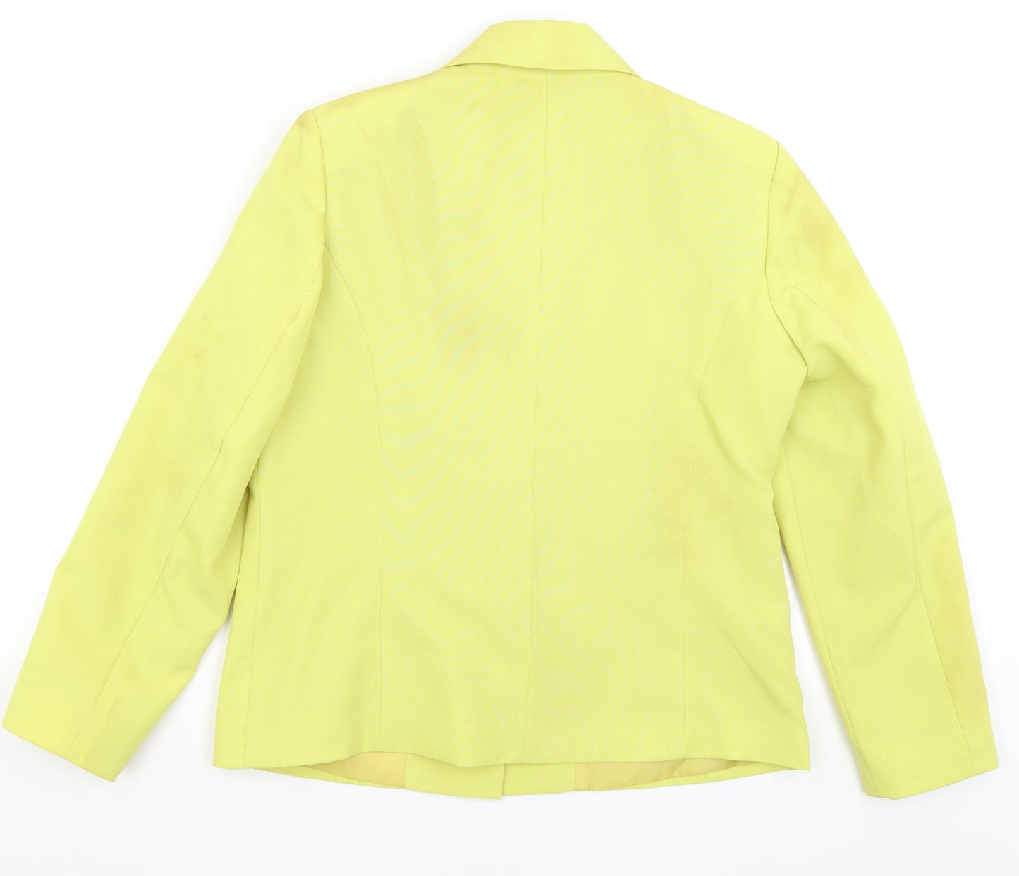 Womens UK Size 12 Special Collection Regular Yellow Blazer