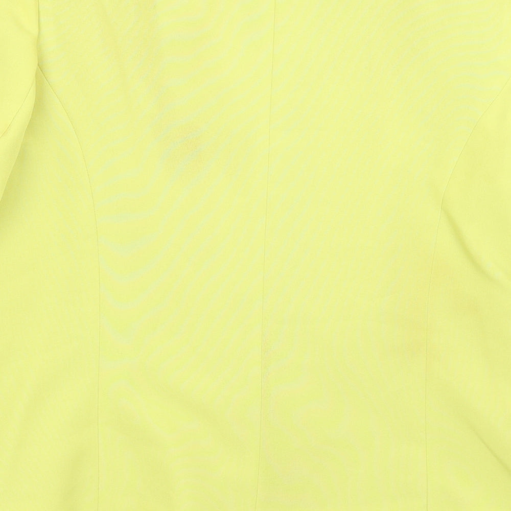 Womens UK Size 12 Special Collection Regular Yellow Blazer