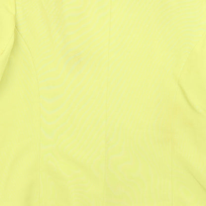 Womens UK Size 12 Special Collection Regular Yellow Blazer