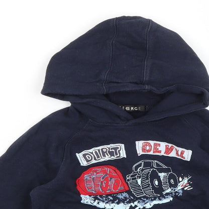 George Boys Blue   Pullover Hoodie Size 2-3 Years  - Dirt Devil