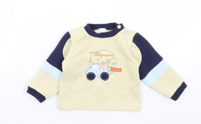 Baby Ma Baby Beige   Pullover Jumper Size 6-9 Months  - Little Traveler