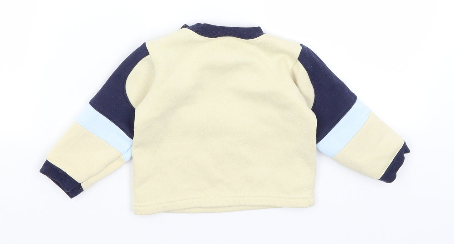 Baby Ma Baby Beige   Pullover Jumper Size 6-9 Months  - Little Traveler