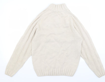 South Bay Mens Beige   Pullover Jumper Size S