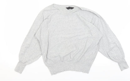 Womens UK Size 14 Dorothy Perkins Grey Pullover Jumper