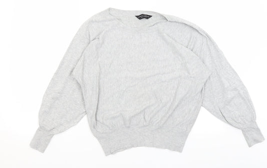 Womens UK Size 14 Dorothy Perkins Grey Pullover Jumper