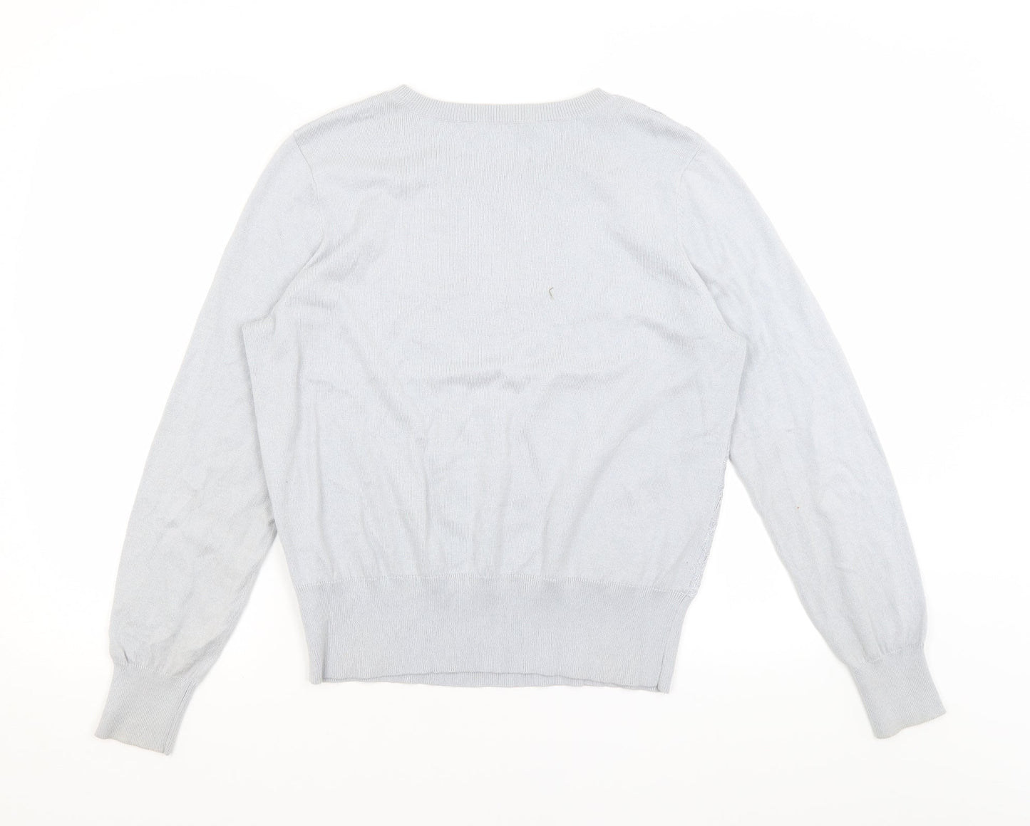 Womens UK Size L Oasis Blue Pullover Jumper