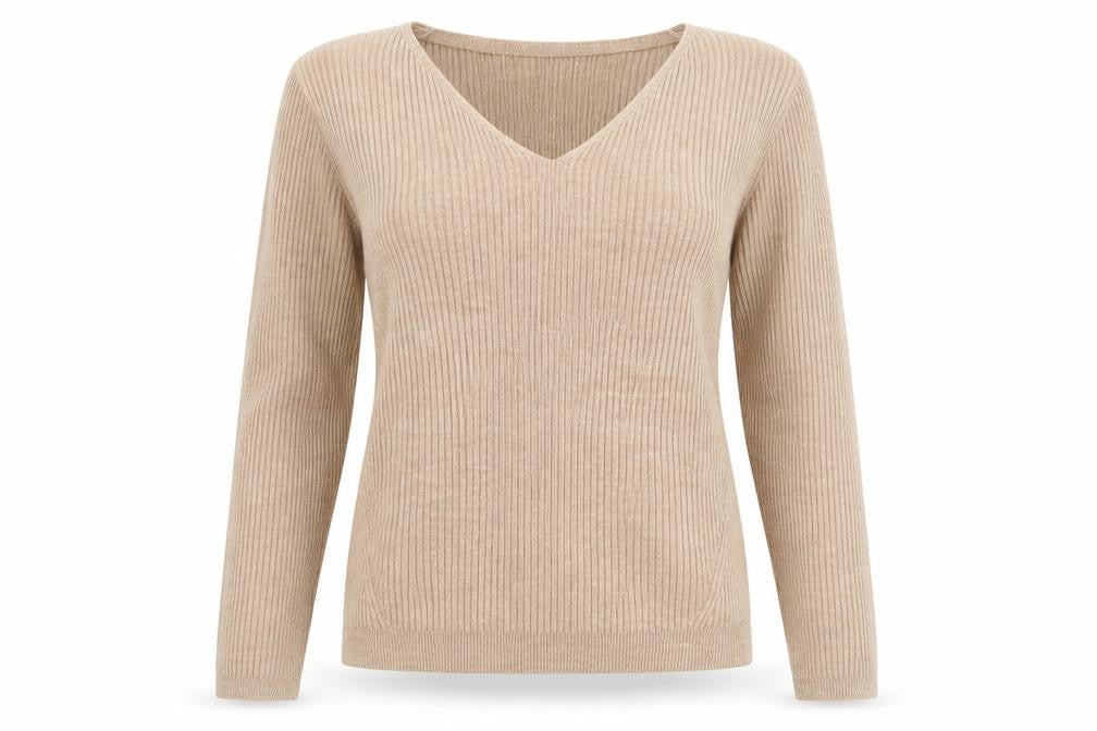 Womens UK Size 8 M&S Brown Pullover Jumper