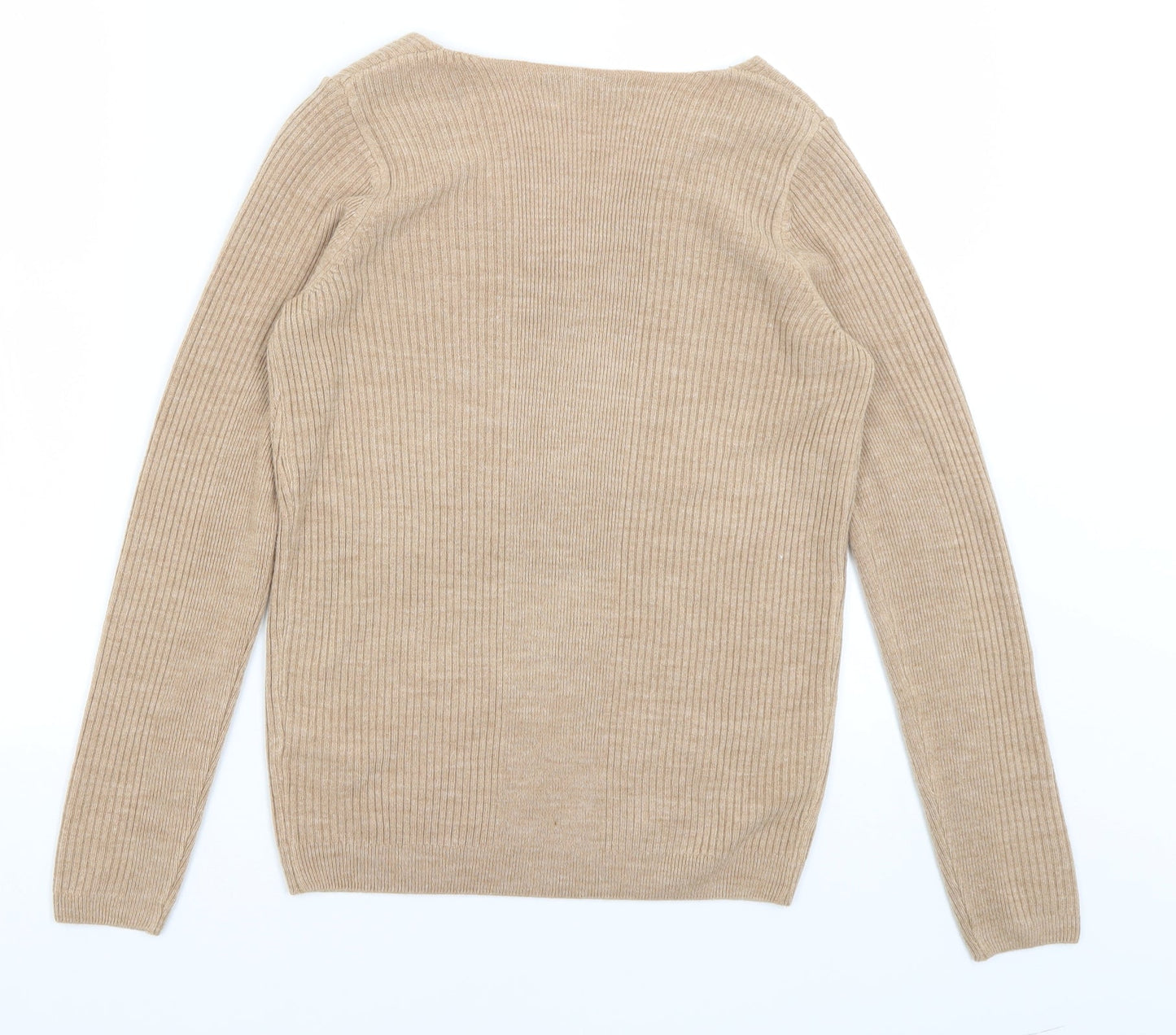 Womens UK Size 8 M&S Brown Pullover Jumper