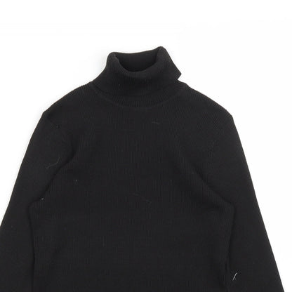 Papaya Womens Black   Basic T-Shirt Size 14