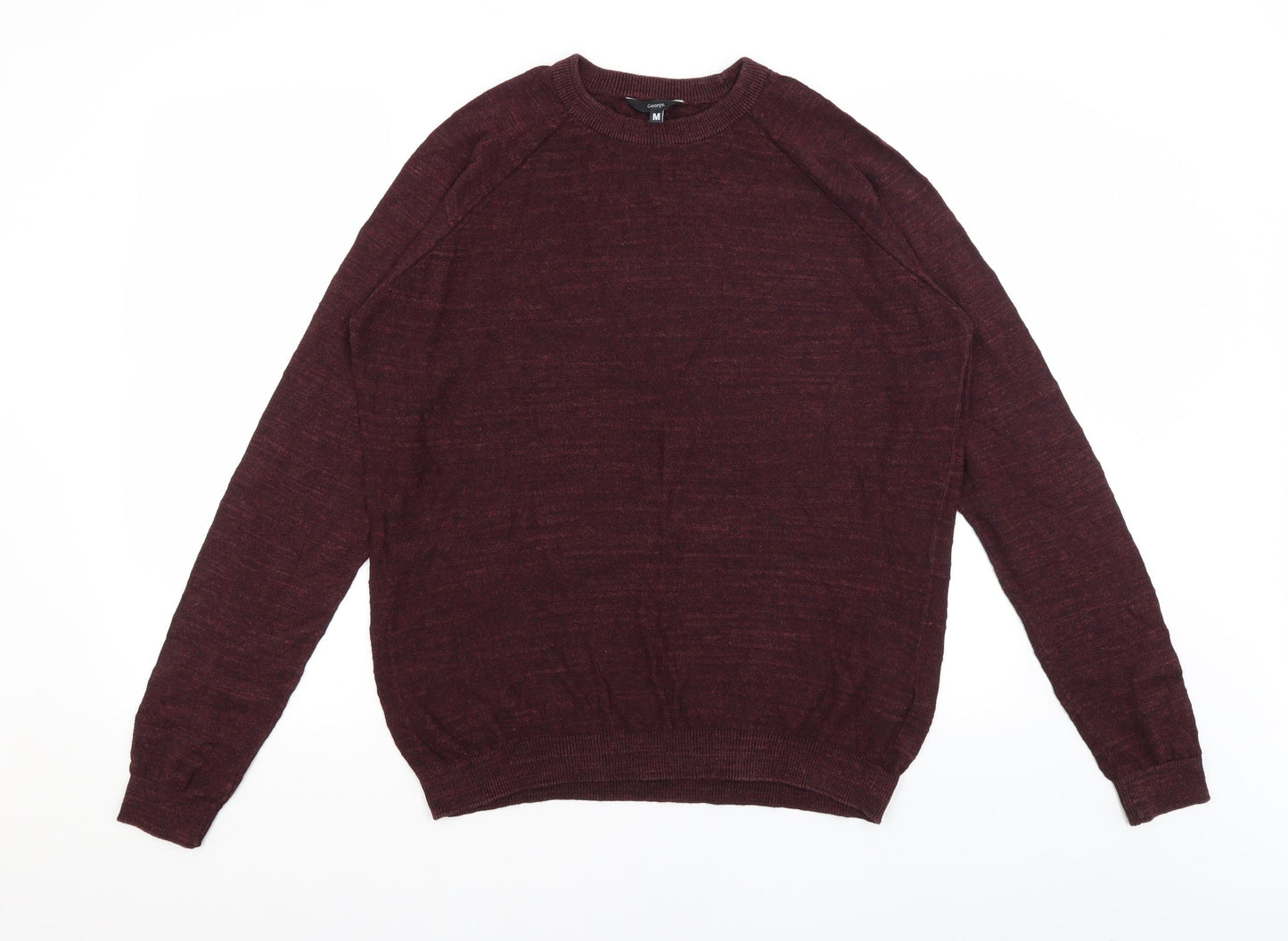 George Mens Red   Pullover Jumper Size M