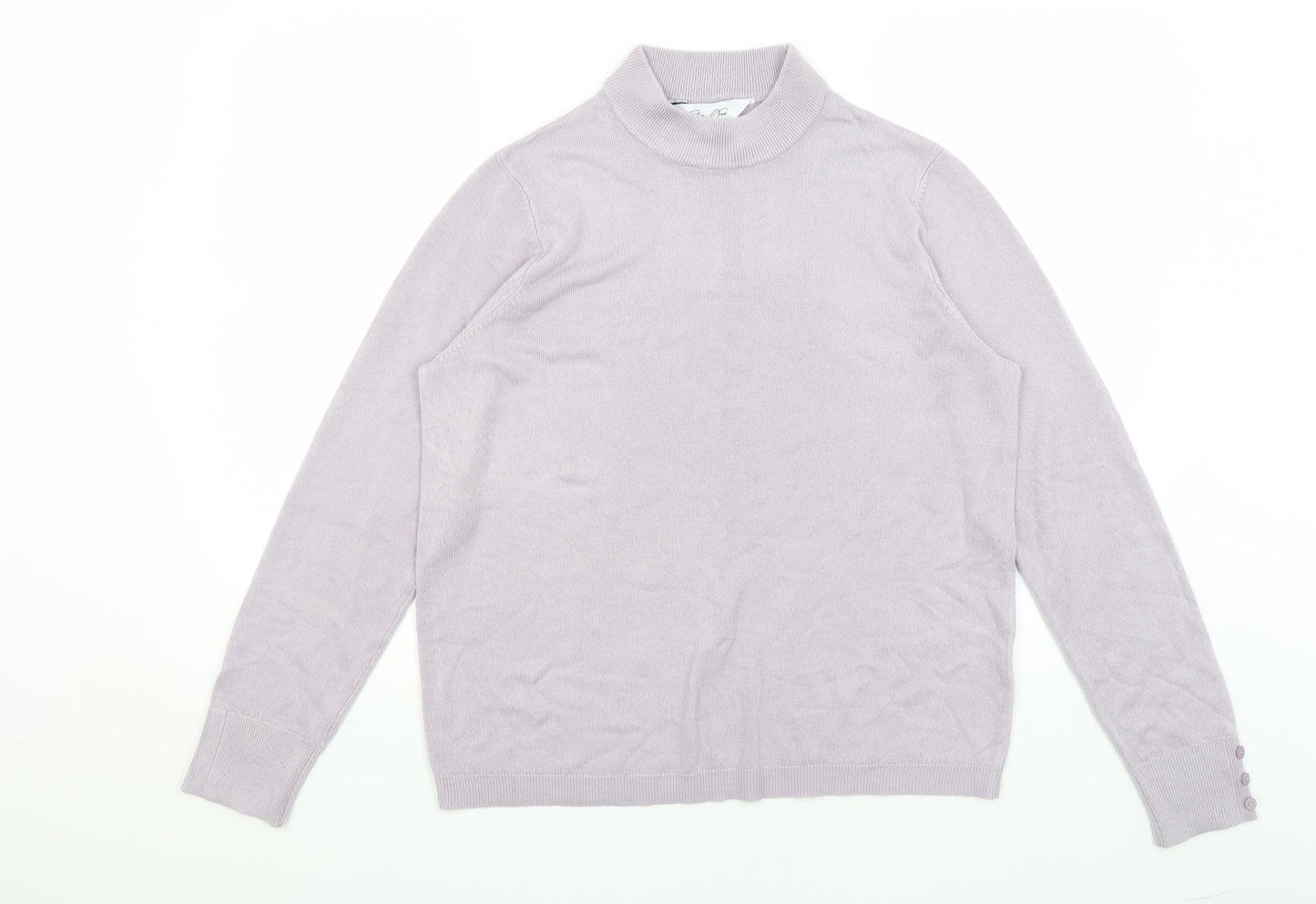 Womens UK Size L Plum Tree Purple Pullover Jumper