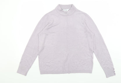 Womens UK Size L Plum Tree Purple Pullover Jumper