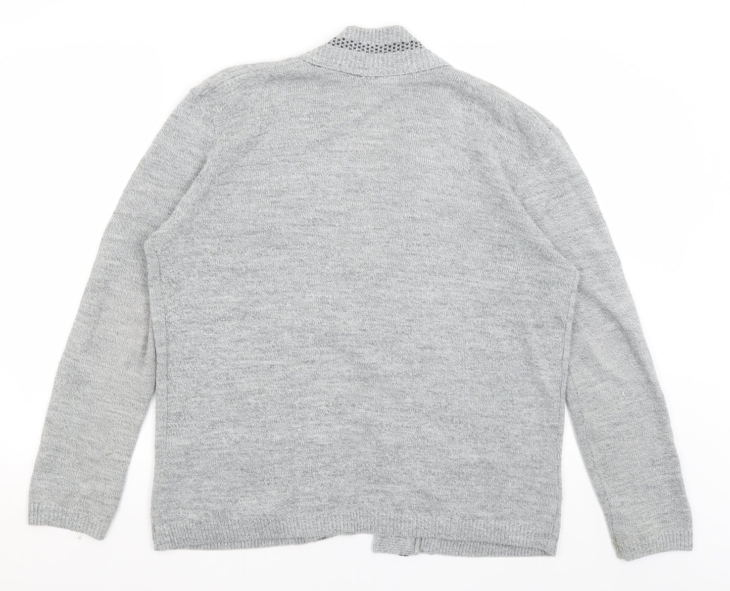 Womens UK Size L Pure Fashion Grey Shrug Jumper