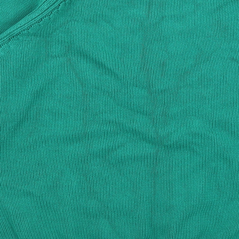 Womens UK Size S Isle Green Pullover Jumper