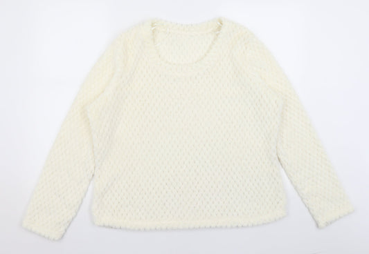George Womens Ivory   Pullover Jumper Size 16