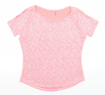 Womens UK Size 10 NEXT Pink Basic T-Shirt