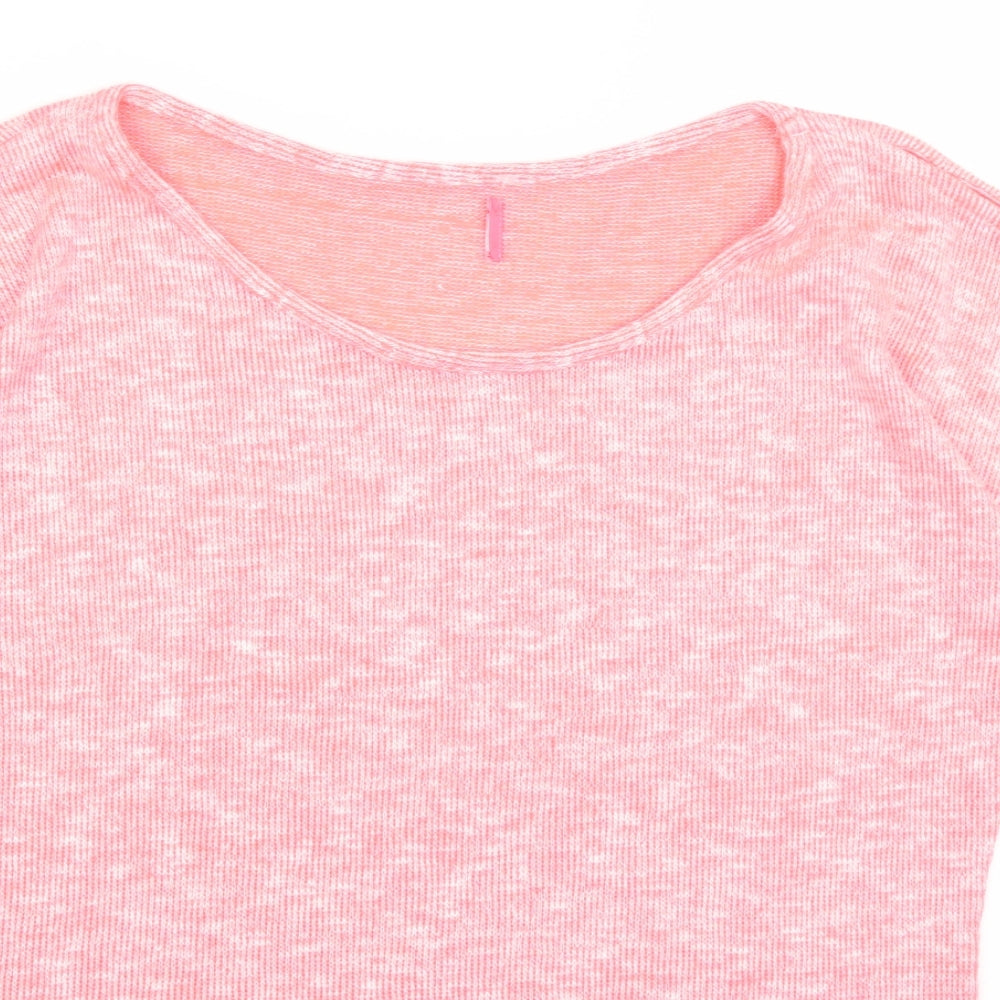 Womens UK Size 10 NEXT Pink Basic T-Shirt