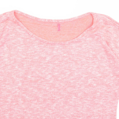 Womens UK Size 10 NEXT Pink Basic T-Shirt