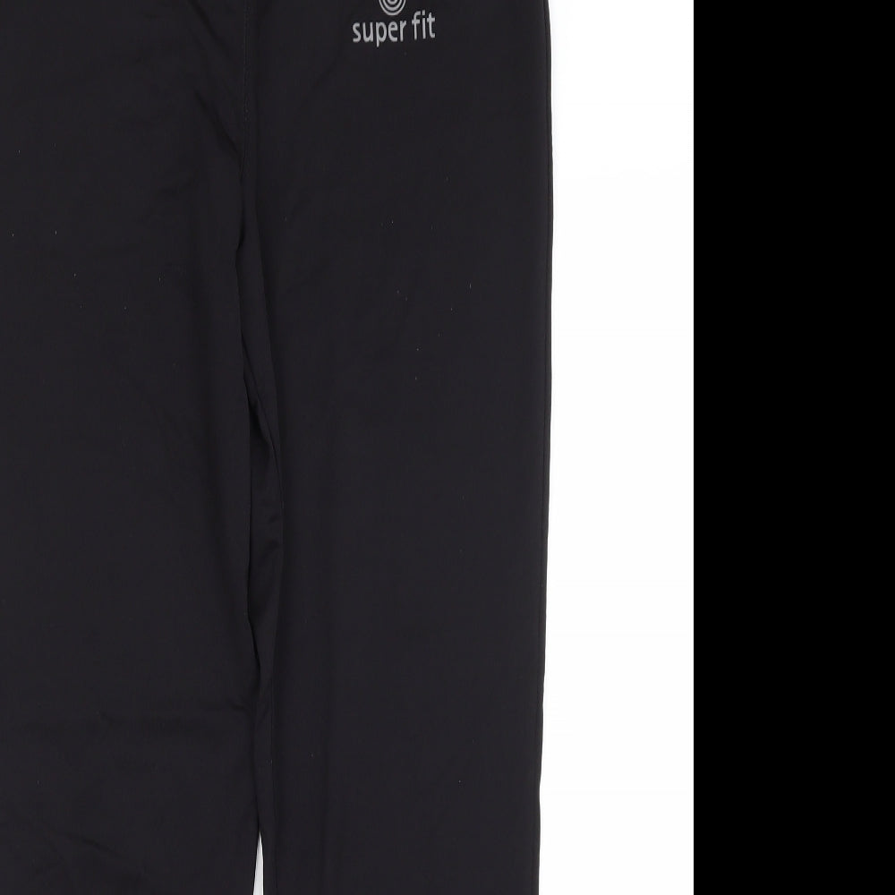 Superfit Womens Black   Capri Trousers Size L L27 in