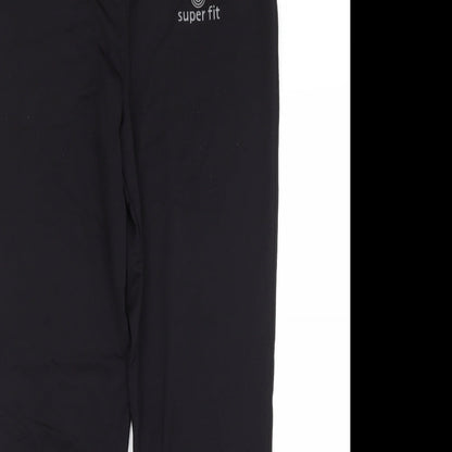 Superfit Womens Black   Capri Trousers Size L L27 in