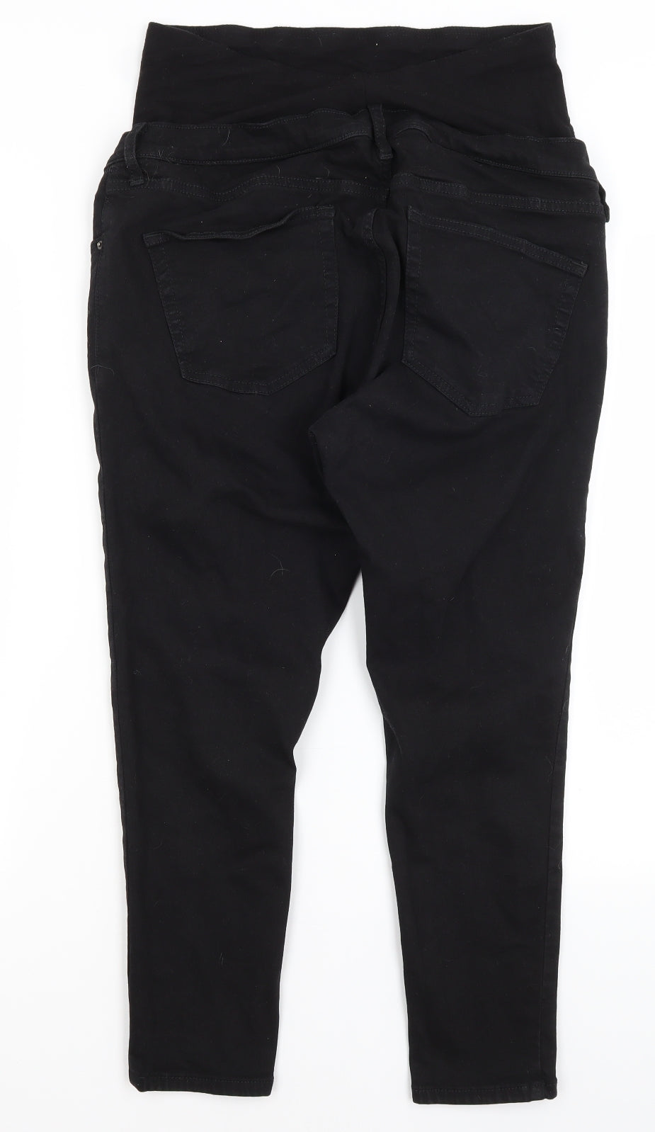 Topshop Womens Black   Cropped Jeans Size 34 in L23 in