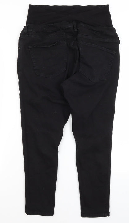 Topshop Womens Black   Cropped Jeans Size 34 in L23 in