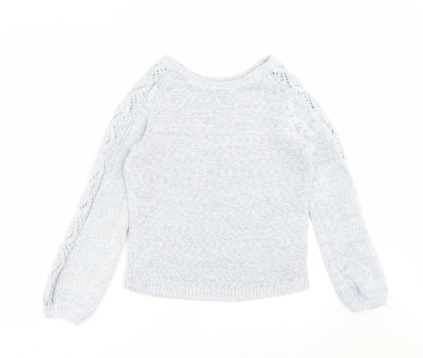 Womens UK Size 12 Marks and Spencer Blue Pullover Jumper