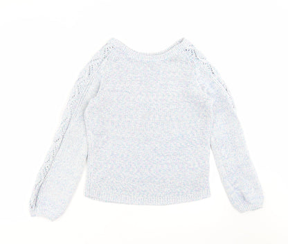 Womens UK Size 12 Marks and Spencer Blue Pullover Jumper