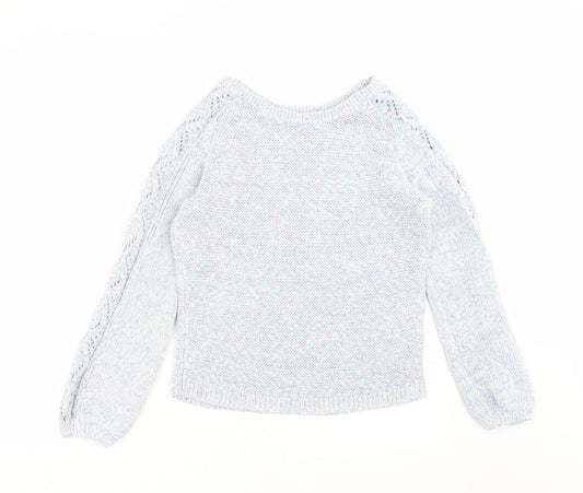 Womens UK Size 12 Marks and Spencer Blue Pullover Jumper