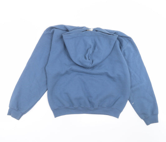 Gildan Womens Blue   Pullover Hoodie Size M  - candy wrapper