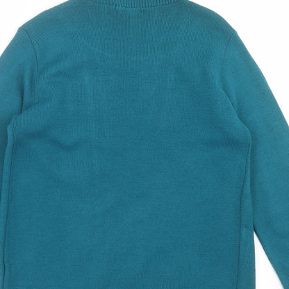 Womens UK Size M sarah hamilton Green Pullover Jumper