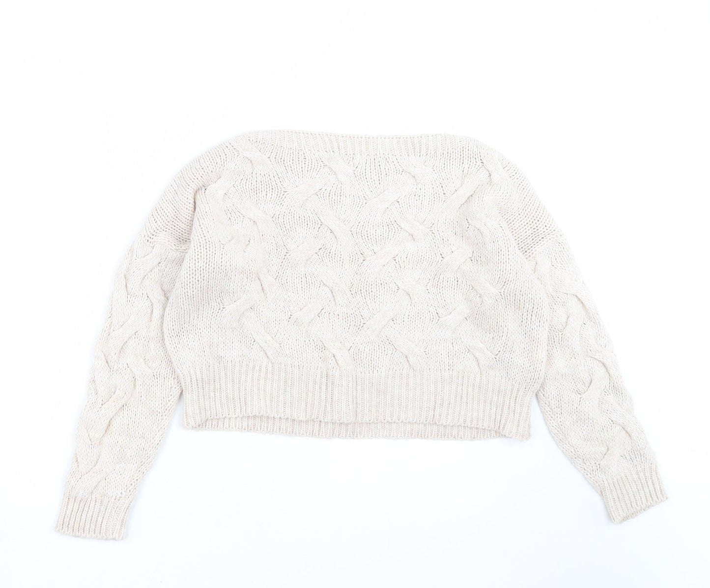 Womens UK Size S Luisa Ricci Beige Pullover Jumper