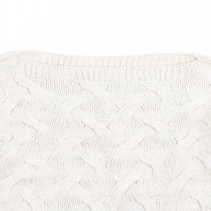 Womens UK Size S Luisa Ricci Beige Pullover Jumper