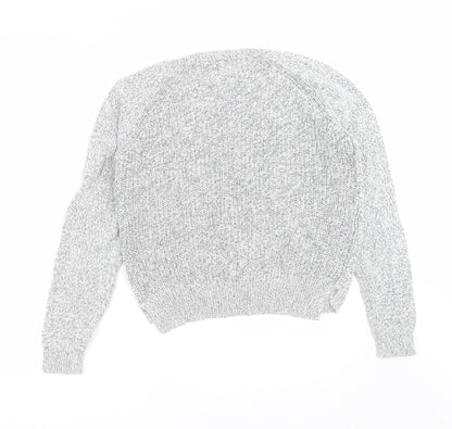 Womens UK Size 12 Marks and Spencer Grey Pullover Jumper
